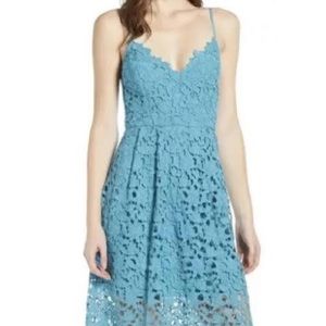 ASTR The Label Lace Midi Dress